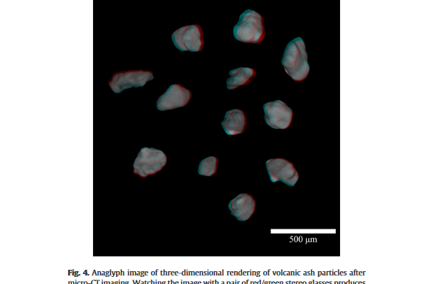 Surface area and volume measurements of volcanic ash particles using micro-computed tomography (micro-CT) : A comparison with scanning electron microscope (SEM) stereoscopic imaging and geometric considerations